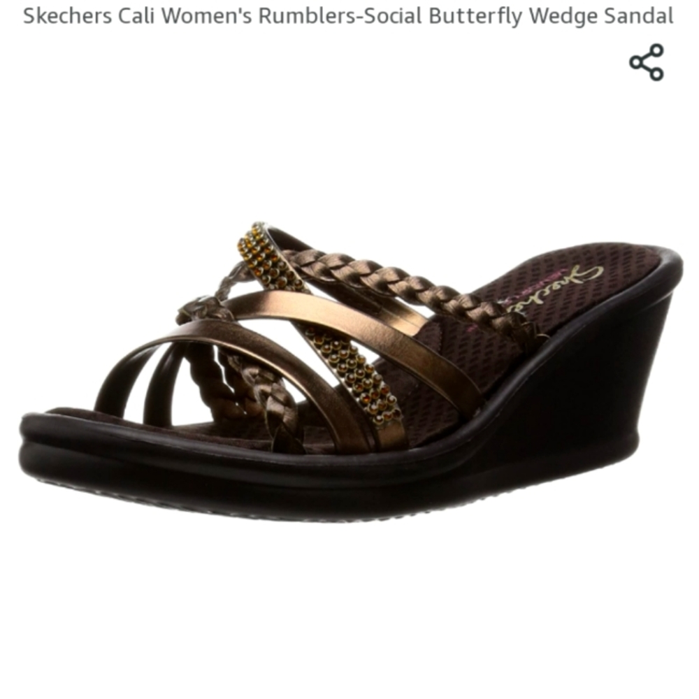 NWOT Skechers Cali Rumbler Wedges